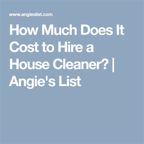 angie my cleaner|angie's list house cleaning prices.